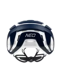 FORCE Road bike helmet NEO, blue and white 902840