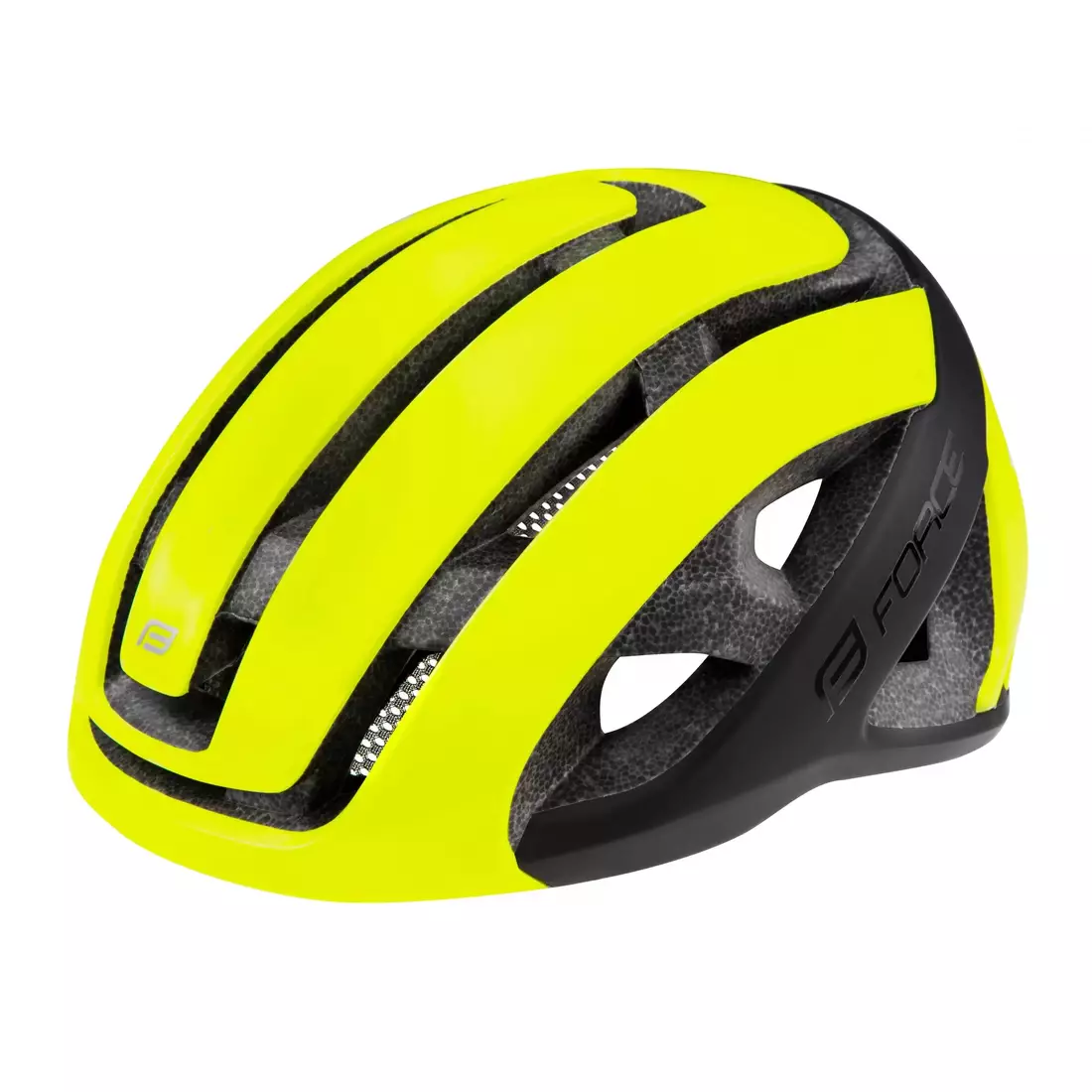 FORCE Road bike helmet NEO, fluo-black, 902830