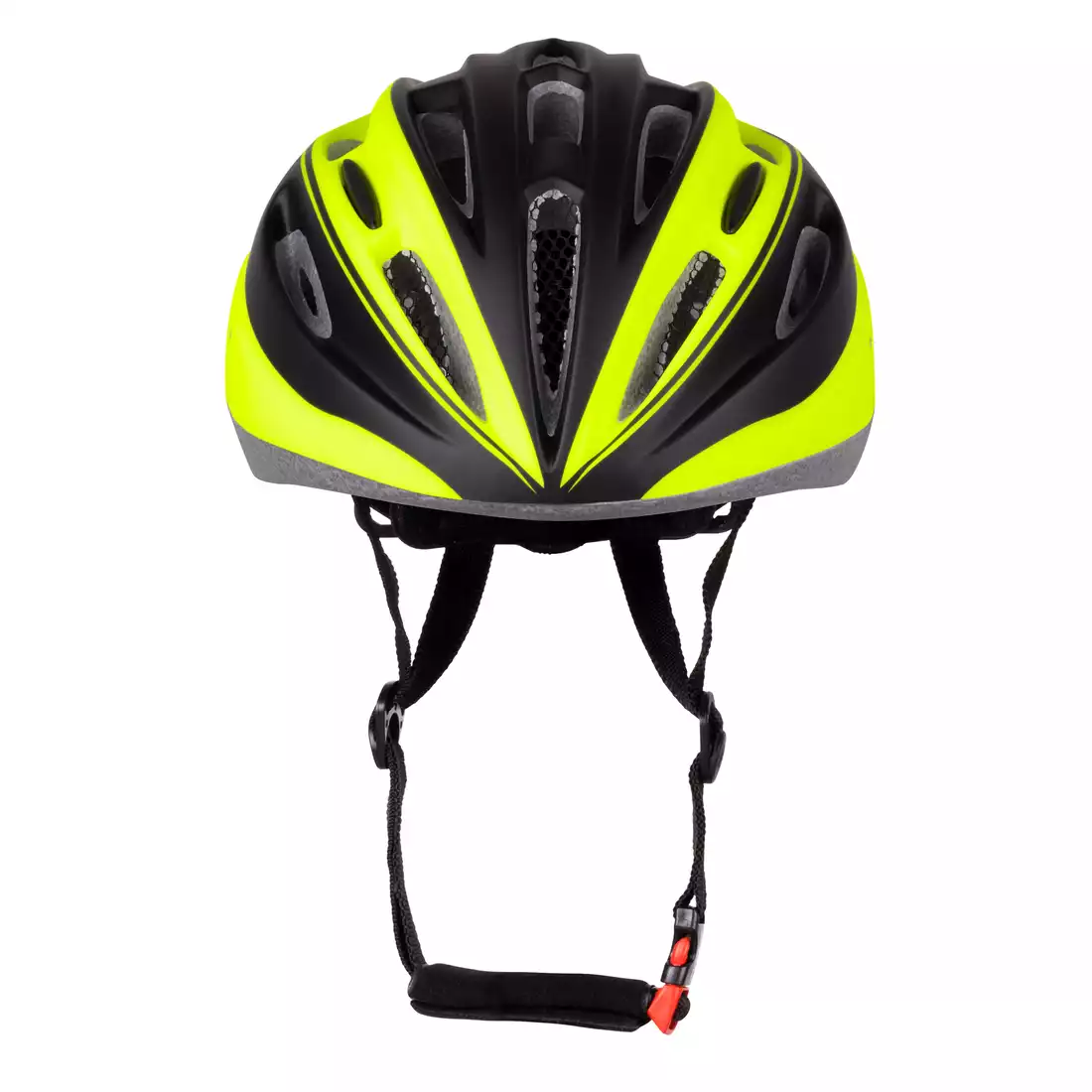 FORCE Road bike helmet TERY, black and fluo 902733