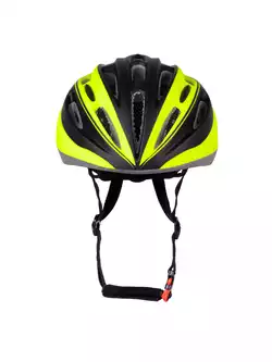 FORCE Road bike helmet TERY, black and fluo 902733