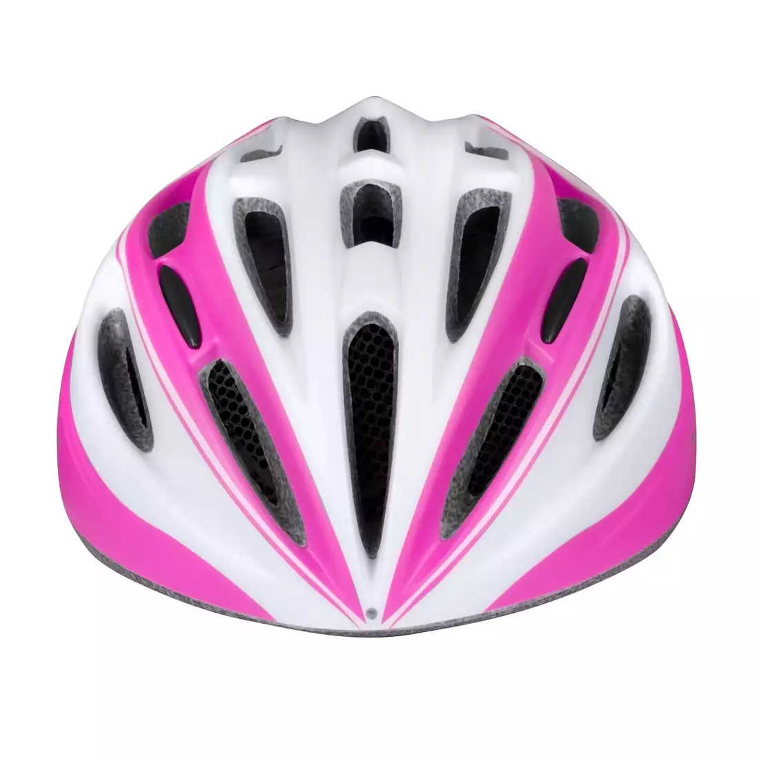 FORCE Road bike helmet TERY, white and pink 902735