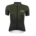 FORCE SPANGLE women's cycling jersey, ARMY/green 