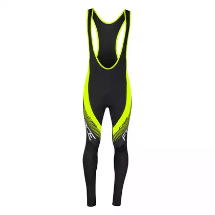 FORCE Pants without padding FORCE F58, black and fluo, 900436