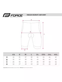 FORCE VICTORY women's cycling shorts with an insert, black