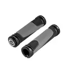 FORCE bicycle handlebar grips ROSS black and gray 38263