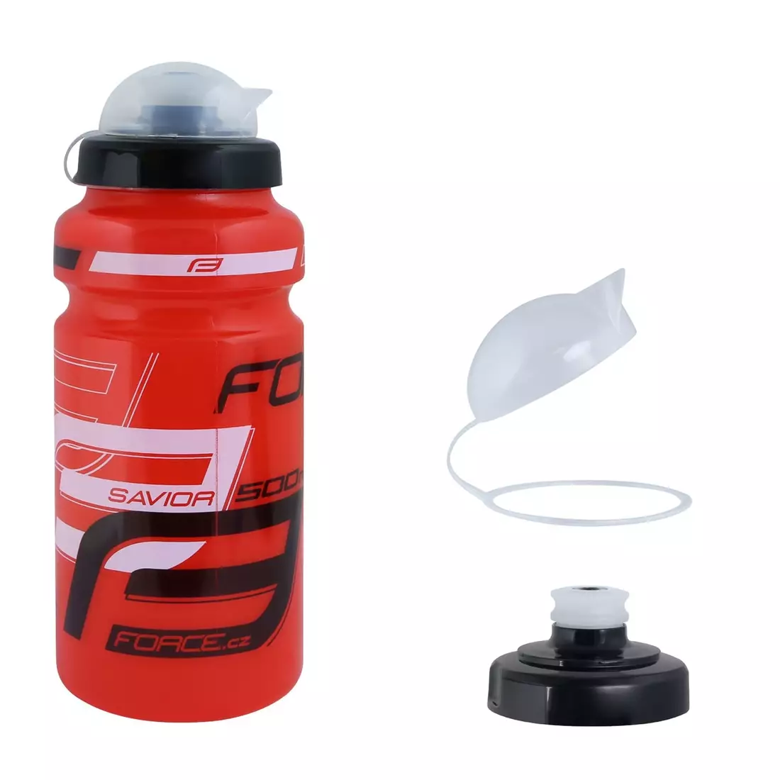 FORCE bicycle water bottle SAVIOR ULTRA 500ml red 250752