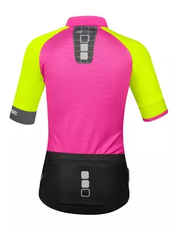 FORCE children's bicycle jersey FORCE KID-3 SQUARE fluo/pink 9001042