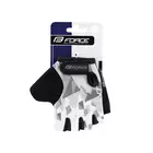 FORCE children's cycling gloves ANT grey/white 9053237