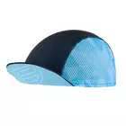 FORCE cycling cap with a visor CORE, black and blue, 903026