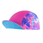 FORCE cycling cap with a visor CORE, pink, 903025