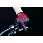 FORCE cycling gloves MTB ANGLE, red-black, 905722