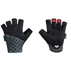 FORCE cycling gloves POINTS, black and gray, 9052449