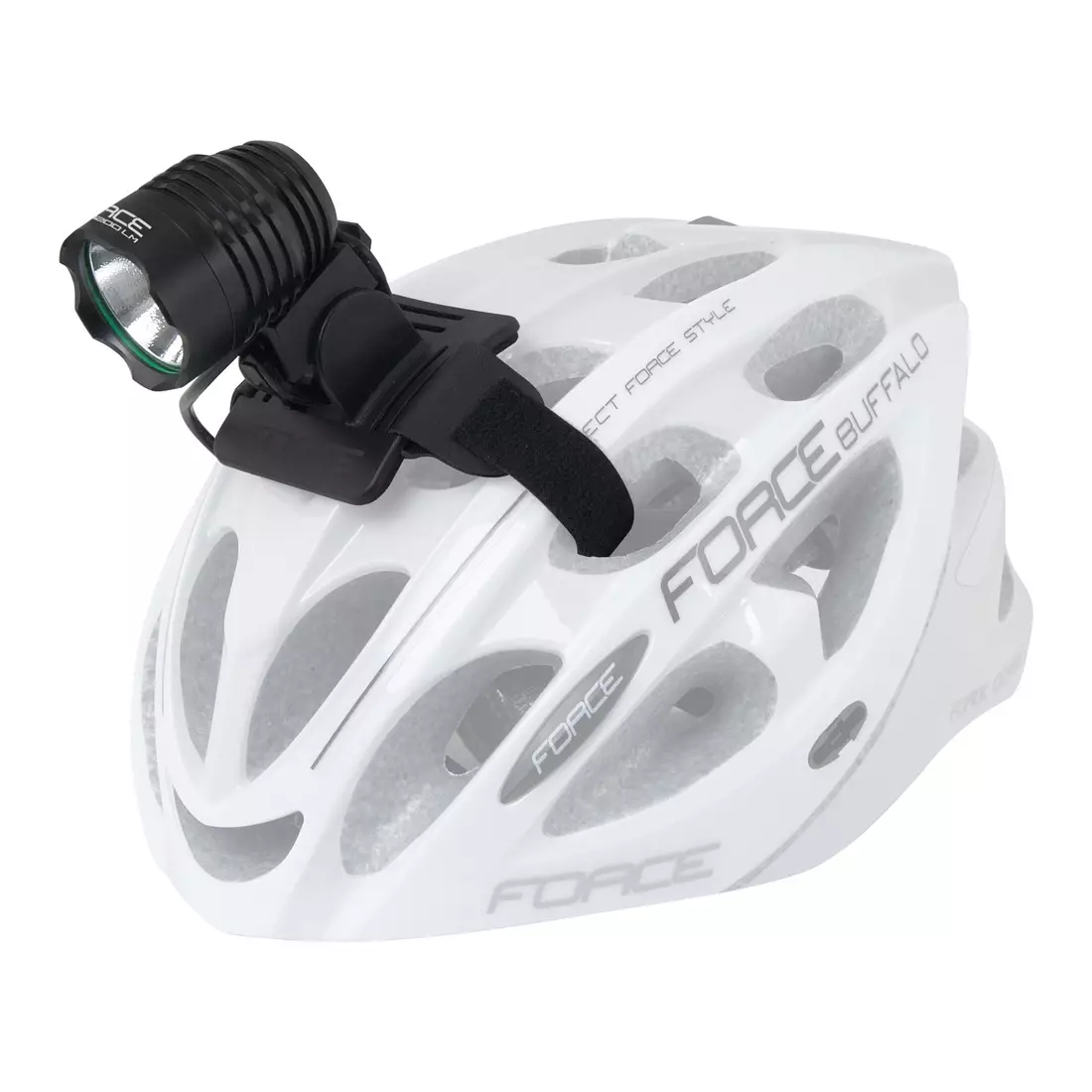 FORCE front bicycle lamp FORCE GLOW black 45603