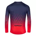 FORCE long sleeve cycling jersey MTB ANGLE, blue-red, 9001446