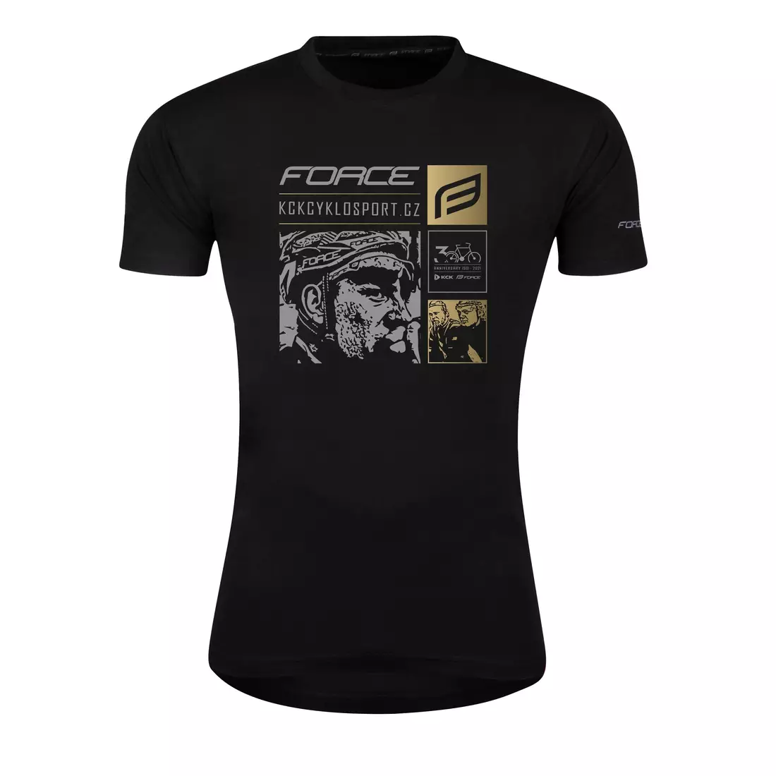 FORCE sport T-shirt 30 YEARS, black 