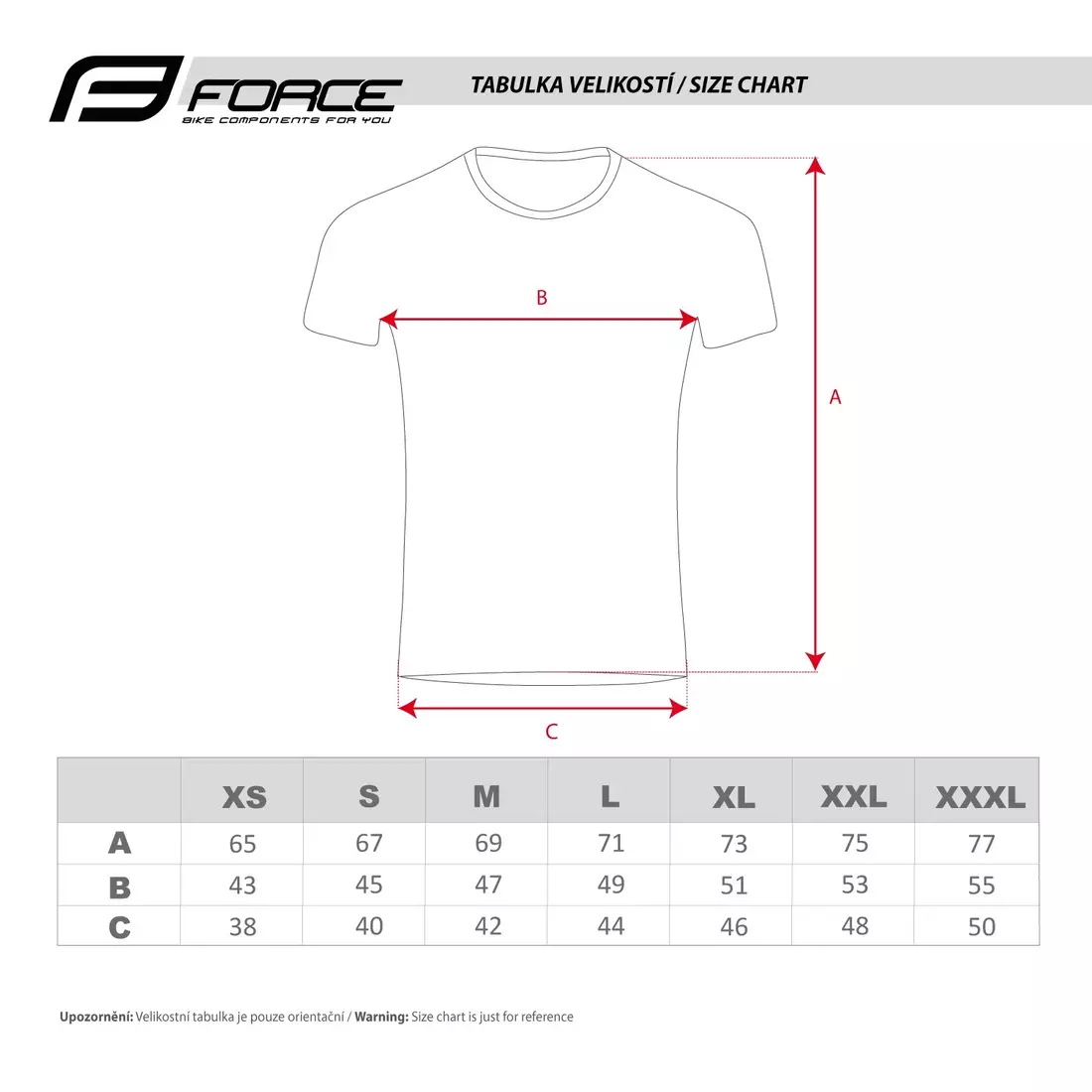 FORCE sports t-shirt with short sleeves BIKE blue 90791