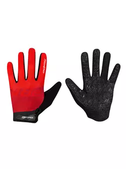 FORCE unisex cycling gloves FORCE MTB SWIPE red 905727