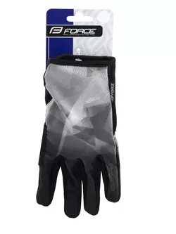 FORCE unisex cycling gloves MTB CORE grey 9057291