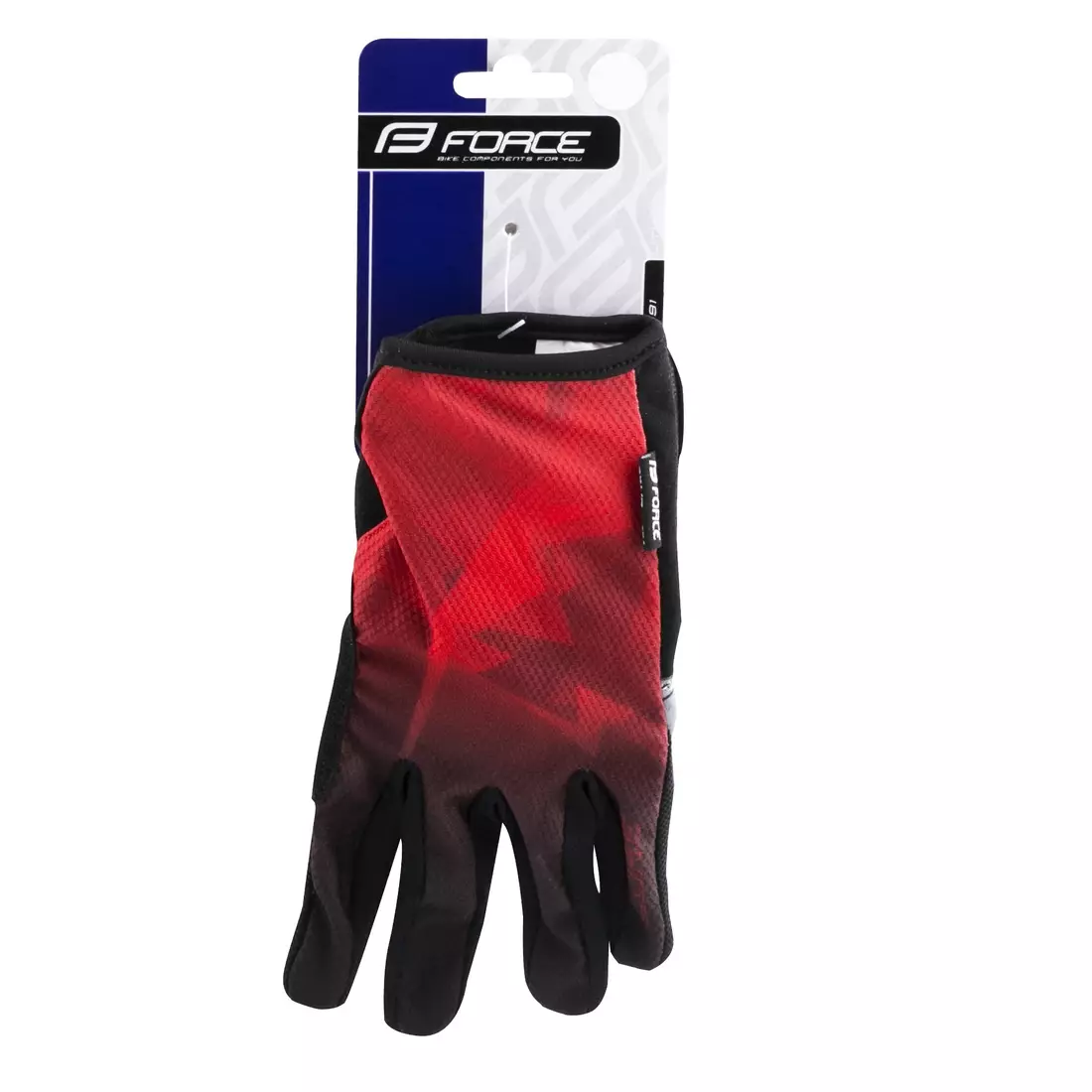 FORCE unisex cycling gloves MTB CORE red 9057294