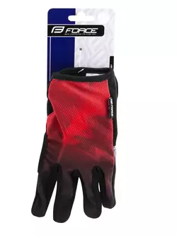 FORCE unisex cycling gloves MTB CORE red 9057294