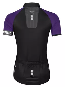 FORCE women's cycling jersey SQUARE black/purple 90013431