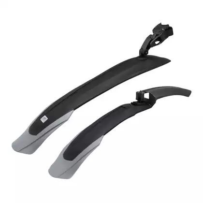 FORCE bicycle fender set WARD, 24&quot;-29&quot; black and gray 89922
