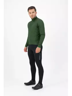 Rogelli Men's cycling jacket, Softshell, ESSENTIAL green, ROG351028