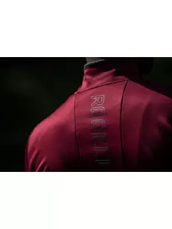 Rogelli Men's cycling jacket, Softshell, ESSENTIAL maroon, ROG351029
