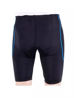 [Set] DEKO POCKET men's cycling shorts, black-blue + DEKO men's cycling jersey blue MNK-001-09