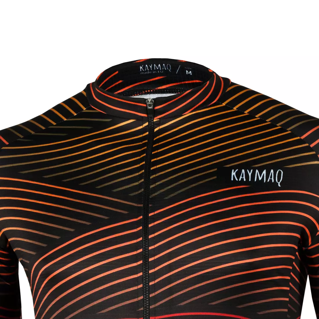 [Set] KAYMAQ M52 RACE Men bike t-shirt + KAYMAQ DESIGN KYB-0012 cycling shorts for men with suspenders, black