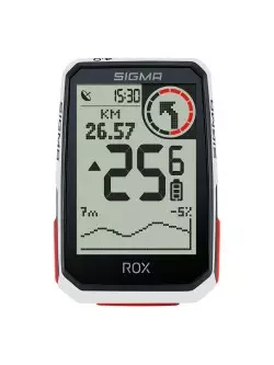Sigma bicycle counter ROX 4.0, White, X1061