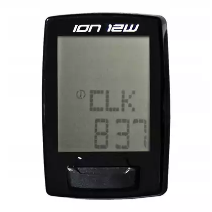 TECHWELL wireless bike counter ION-12W Black