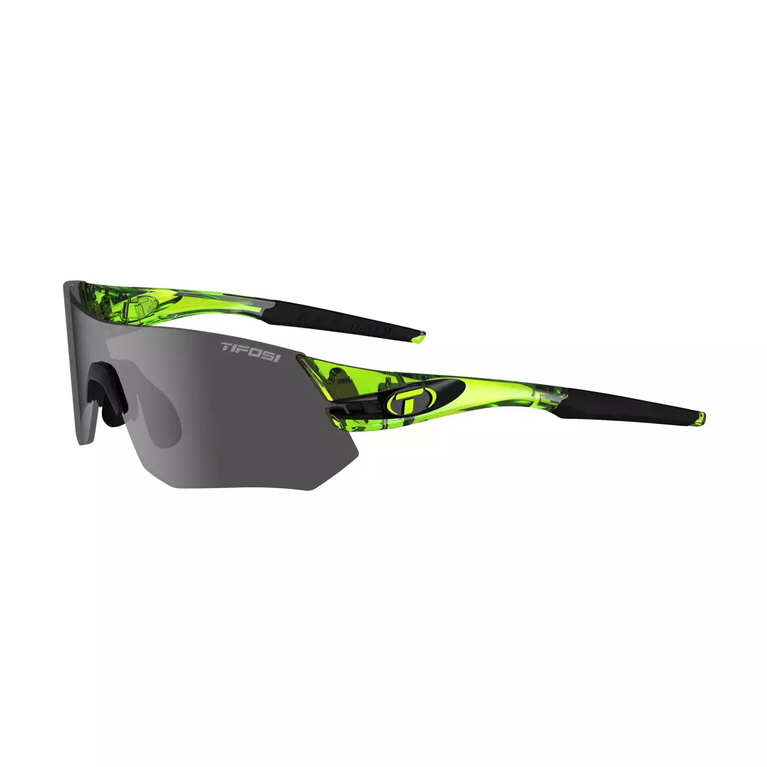 TIFOSI glasses with interchangeable lenses TSALI (Smoke, AC Red, Clear) crystal neon green TFI-1640105670