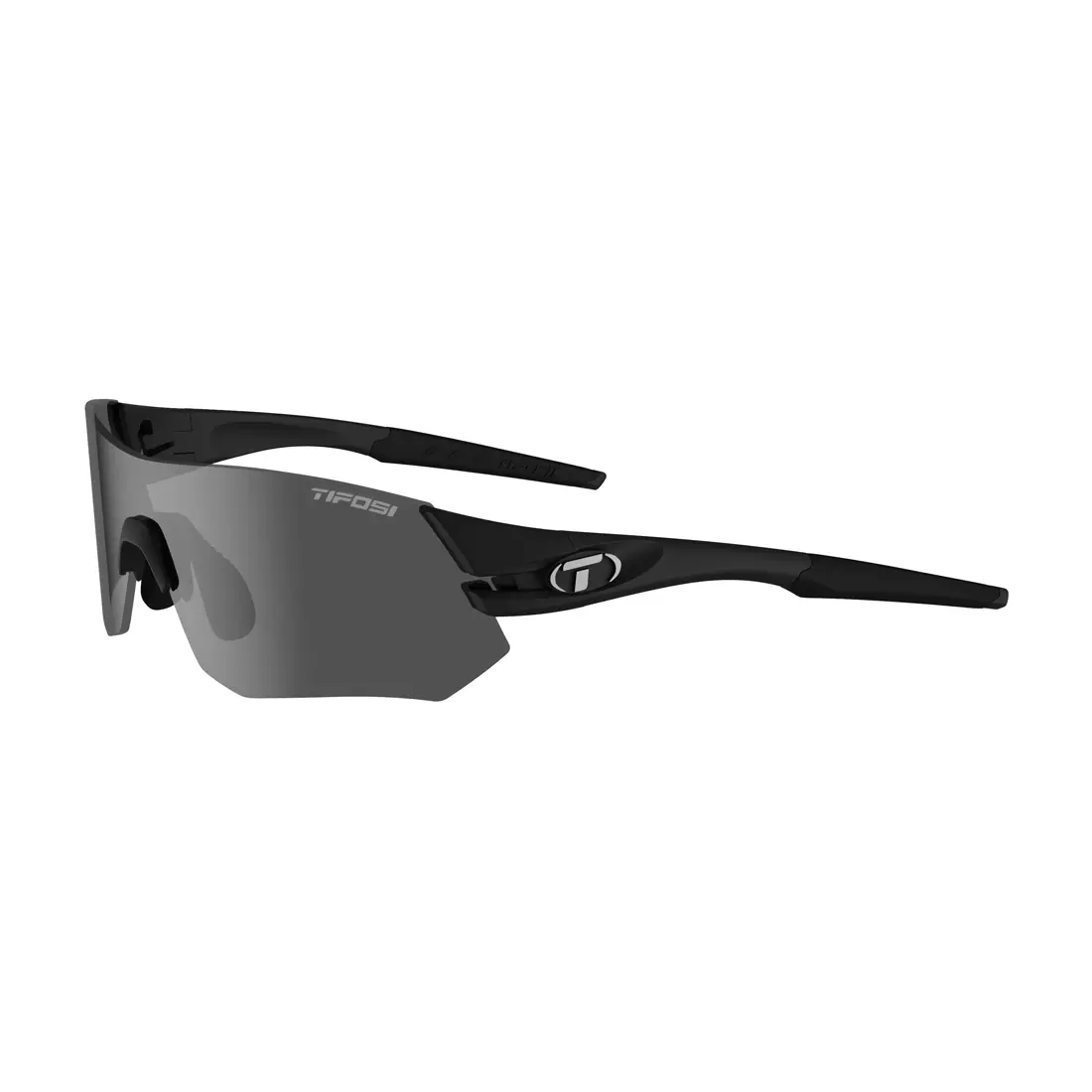 TIFOSI glasses with interchangeable lenses TSALI (Smoke, AC Red, Clear) matte black TFI-1640100101