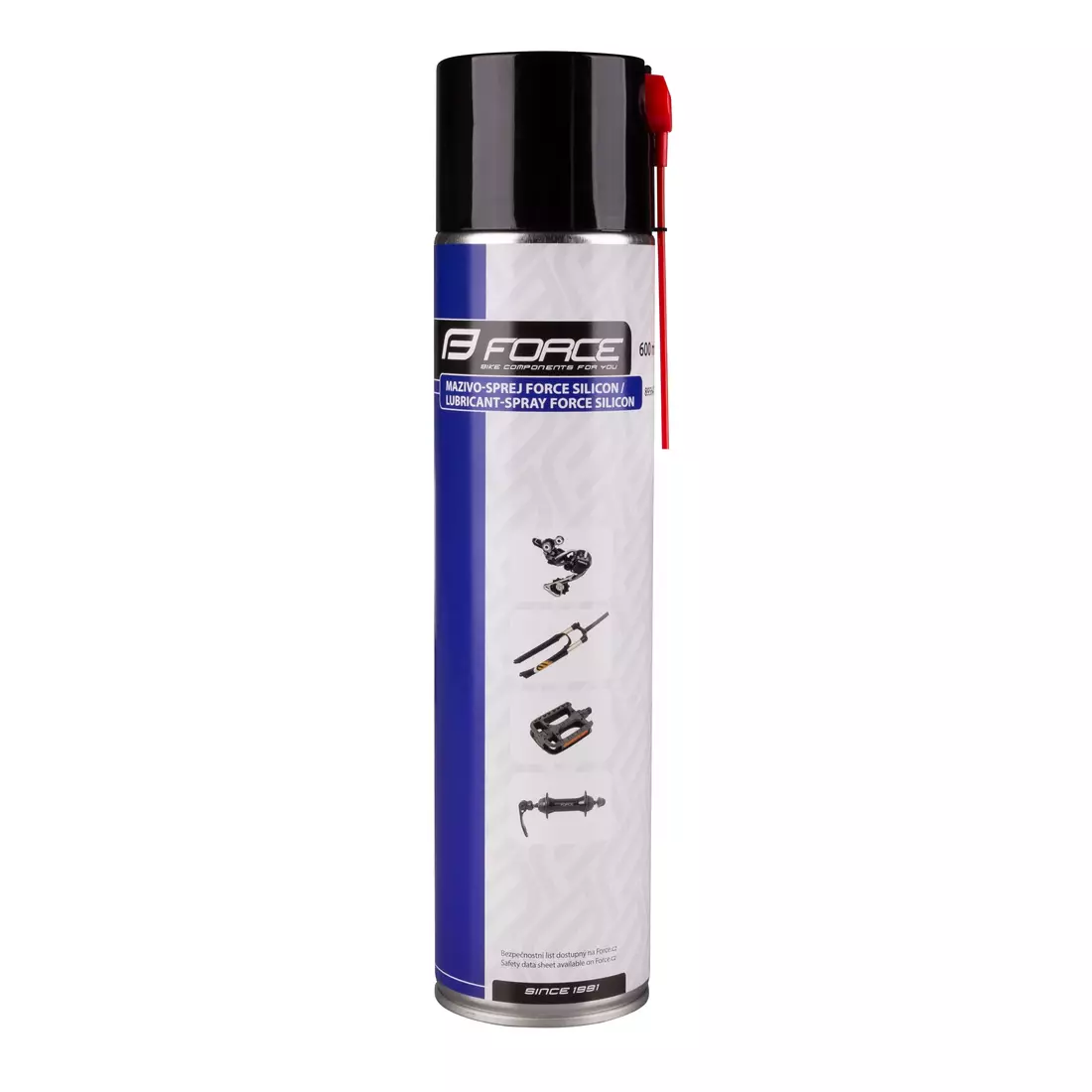 FORCE Bicycle grease, SPRAY 600ml, silicone, 895647