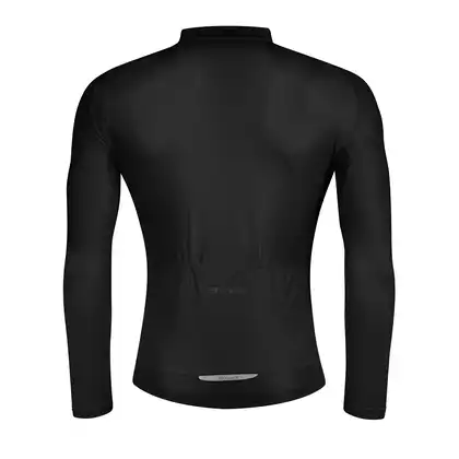 FORCE Cycling blouse PURE, black 9001444