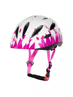 FORCE Children's bicycle helmet ANT, white and pink, 902631