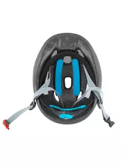 FORCE Children's bicycle helmet FUN PLANETS, fluo-blue 902240