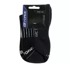 FORCE Cycling socks / sport socks ARCTIC, black and white 9009154