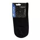 FORCE Cycling / sports socks, long ELEGANT, black and gold, 9009141