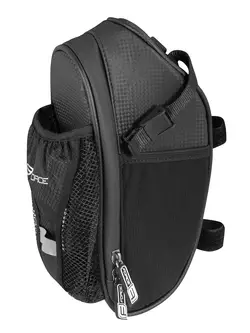 FORCE FUSE Bike saddle bag, 0,8l, black