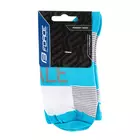 FORCE HALE cycling socks/sport socks, blue-gray-white