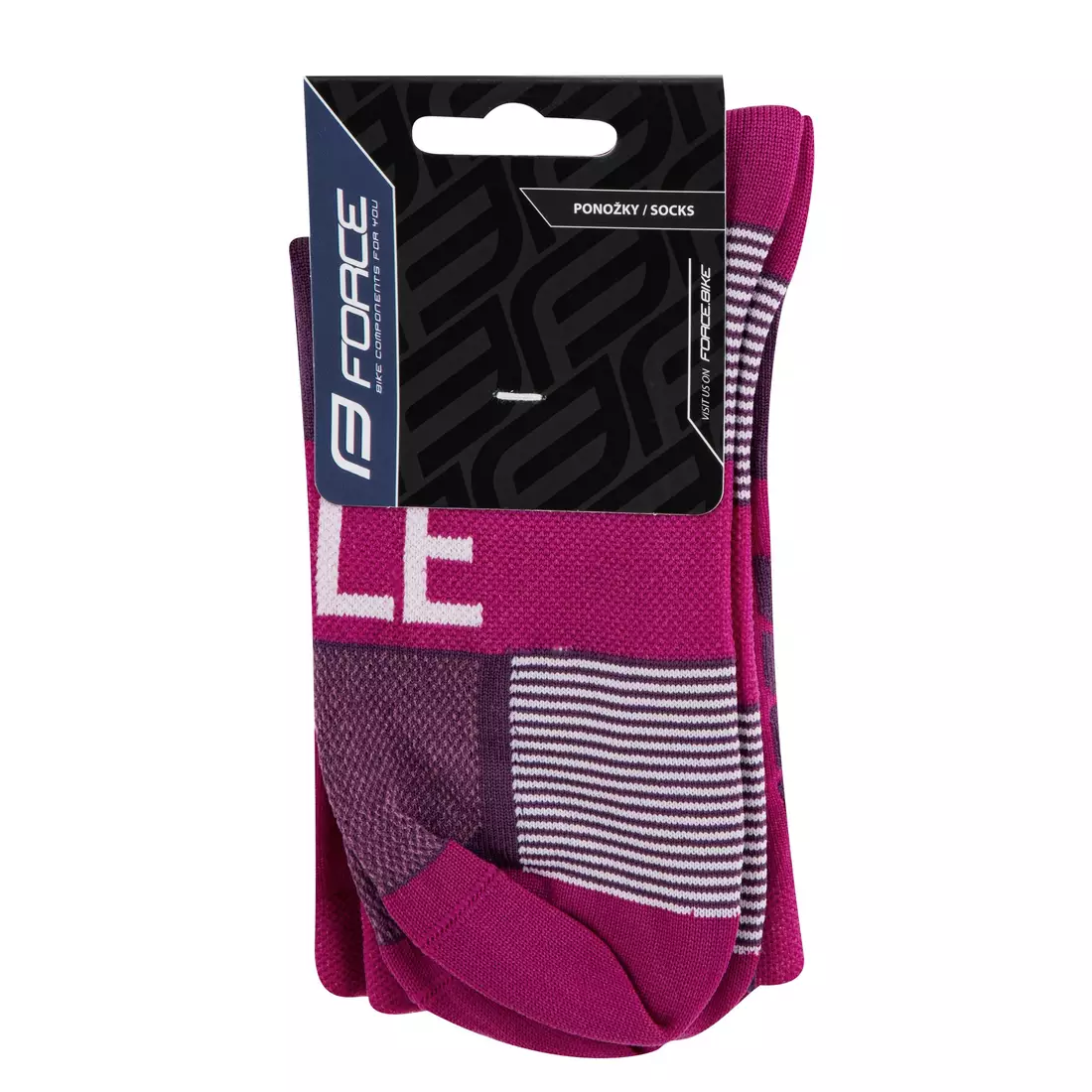 FORCE HALE cycling socks/sport socks, violet