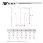 FORCE PURE Men's long sleeve cycling jersey, red