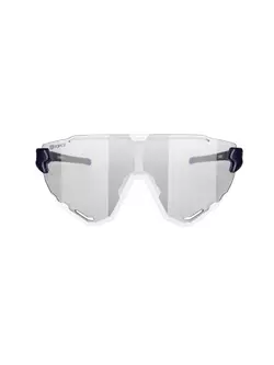 FORCE Photochromic sports glasses CREED, blue and white 91186