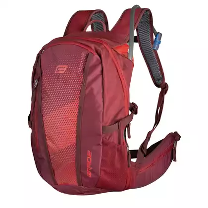 FORCE Sports backpack GRADE PLUS 22 l + water bag, Red 8967109