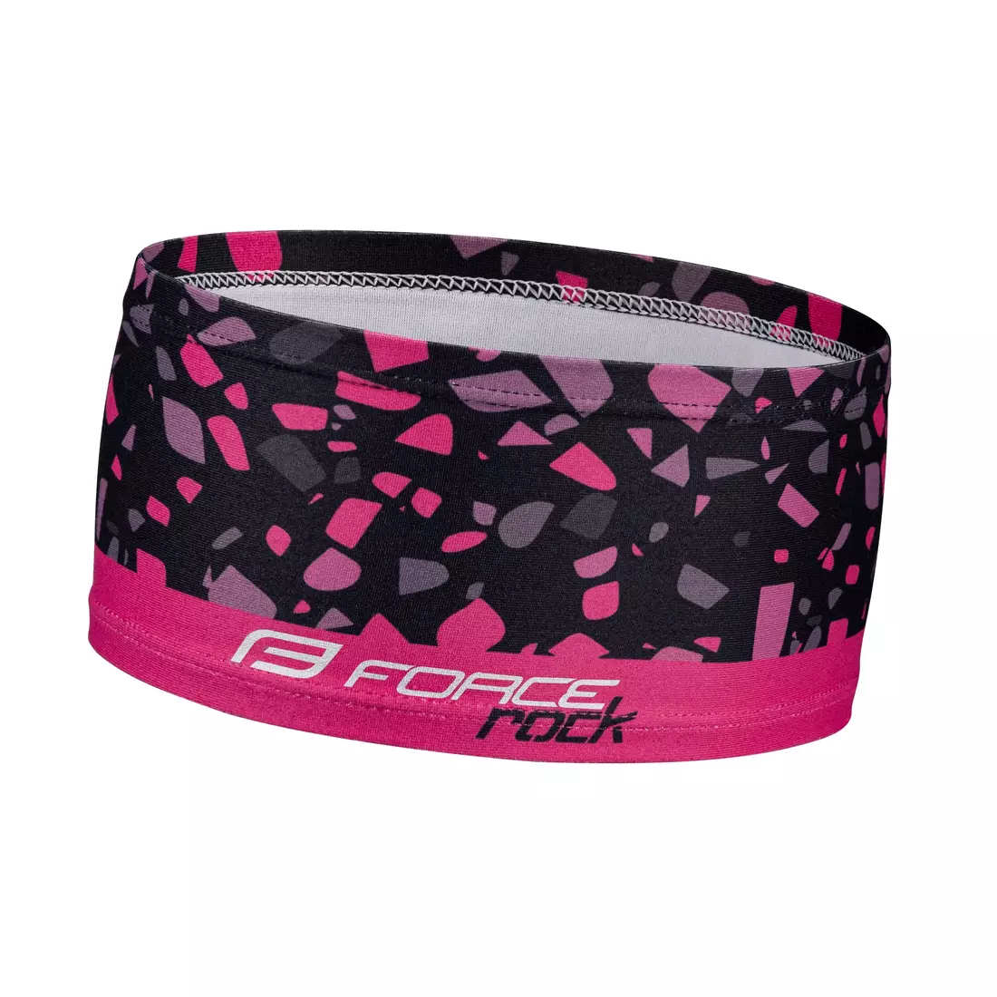 FORCE Ports headband ROCK black/pink 903182