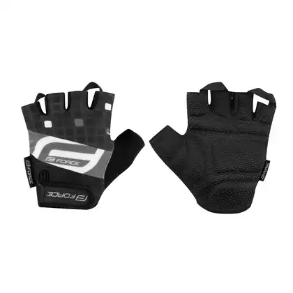 FORCE Cycling gloves SQUARE, black, 905578