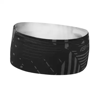 FORCE SHARD Sports headband, black and gray