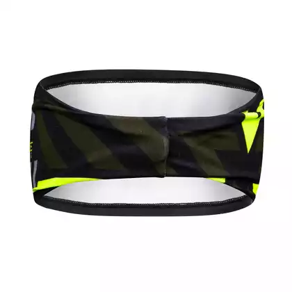 FORCE SPIKE Sports headband, black-fluo